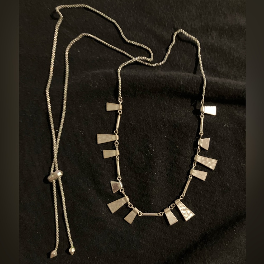 Kendra Scott Silver Lynne Adjustable Necklace